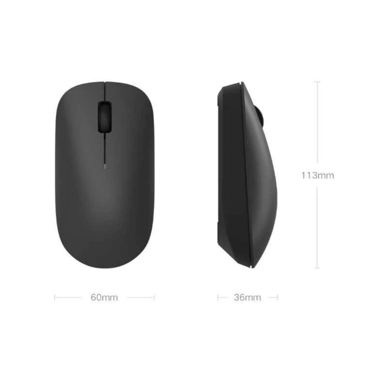 Wireless mouse, portable size, 2.4 GHz 1000 DP