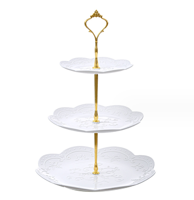 3-tiered dessert tray, European style