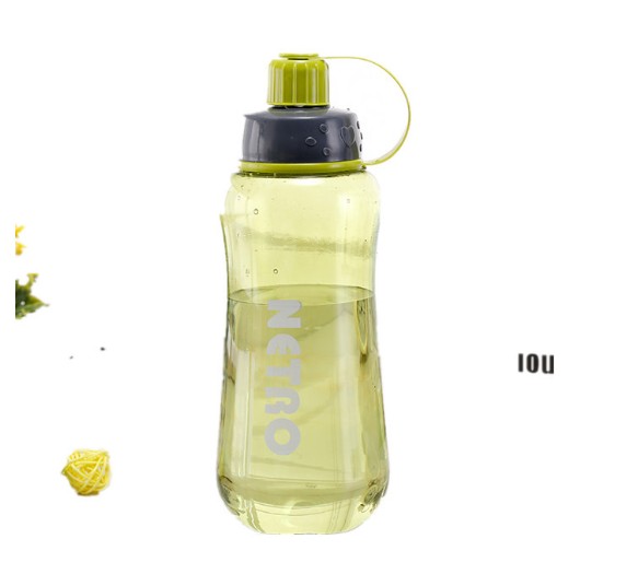 Clear water bottle, portable size